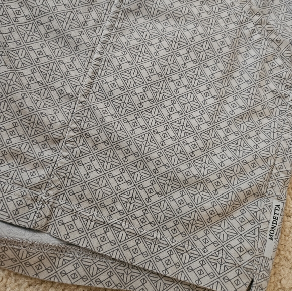 Mondetta Women's Size Large L Gray Patterned Shorts with Pockets - Picture 6 of 12